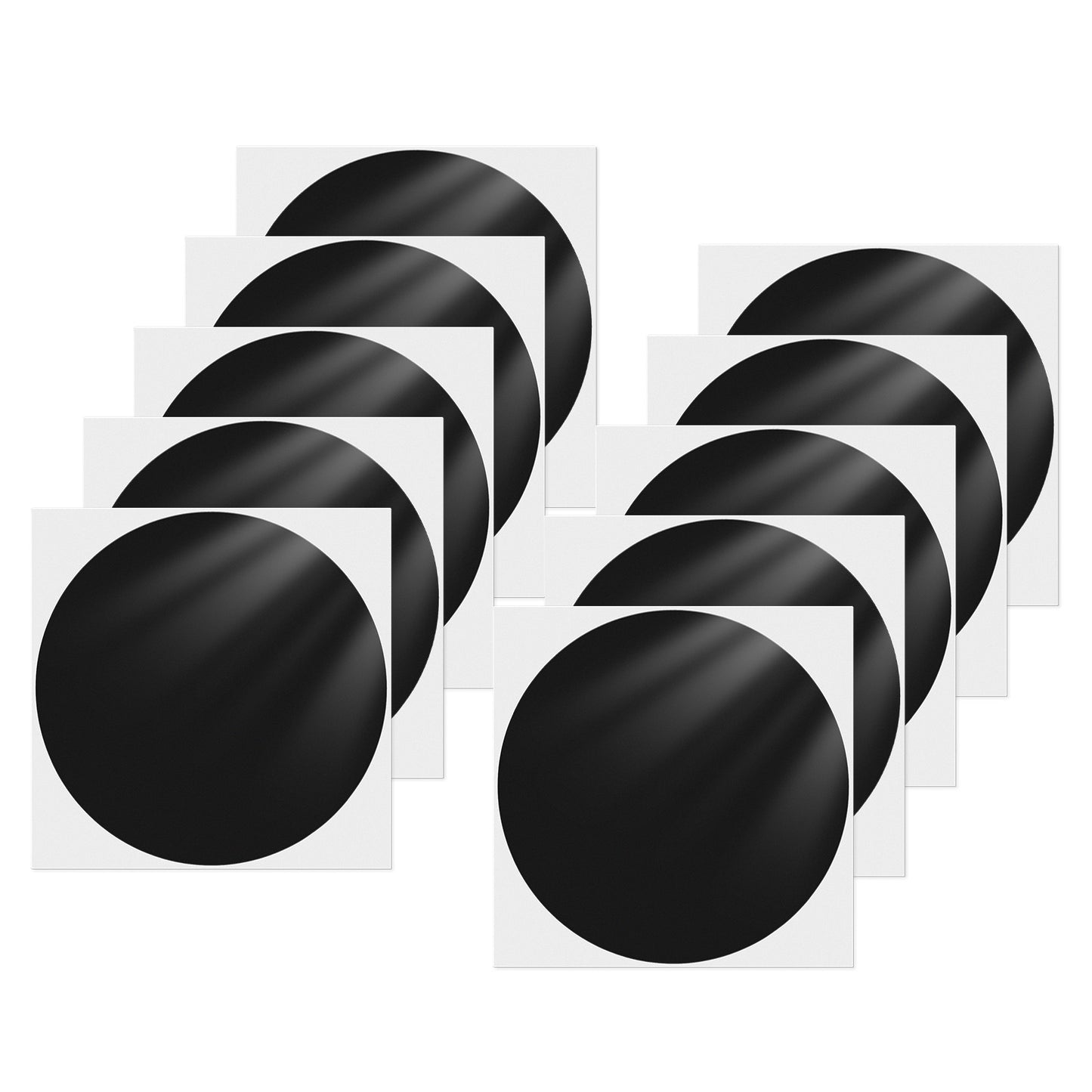 6 Inches Vinyl Round Labels