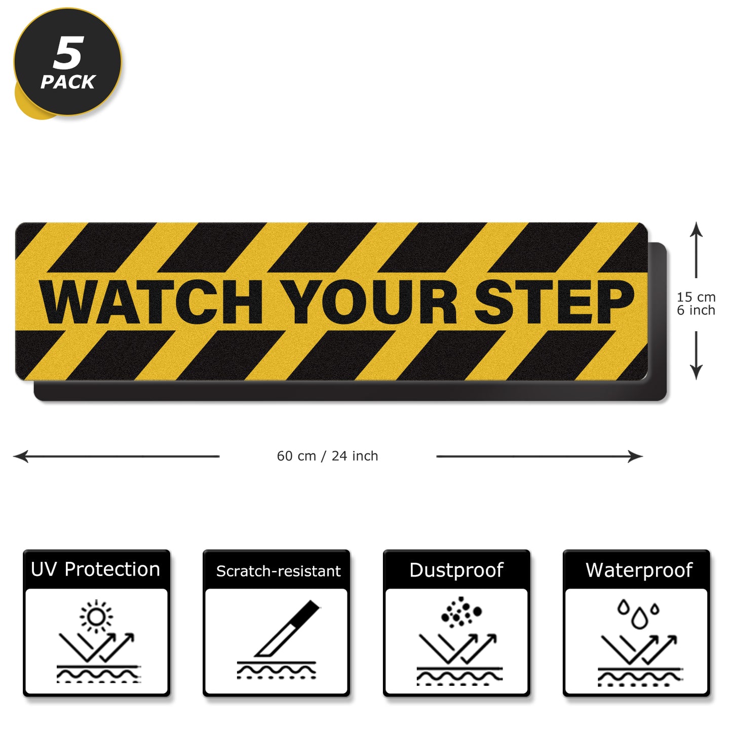 Watch Your Step Sticker