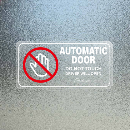 Automatic Door Vinyl Sticker 10 PCS