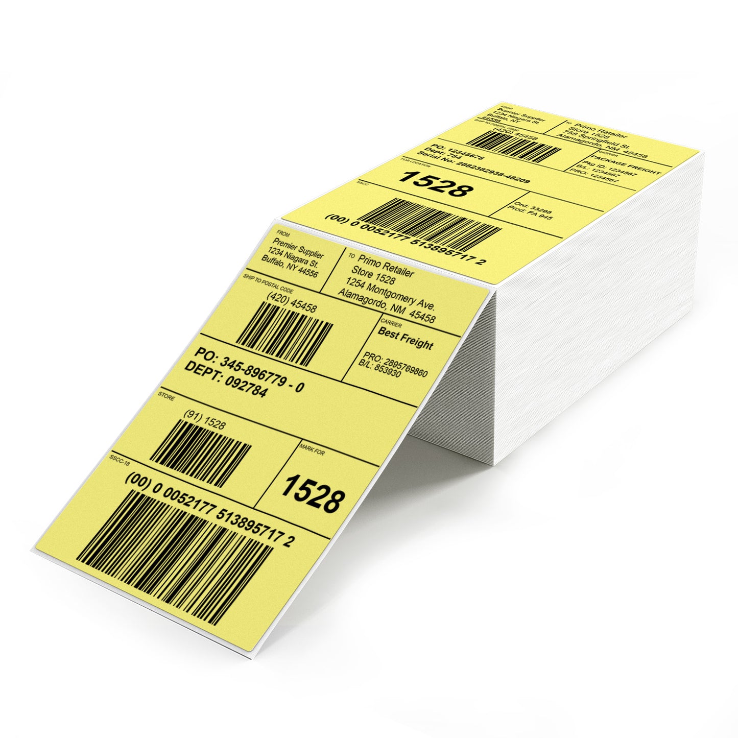4 × 6 Inch Shipping Thermal Labels 500 PCS