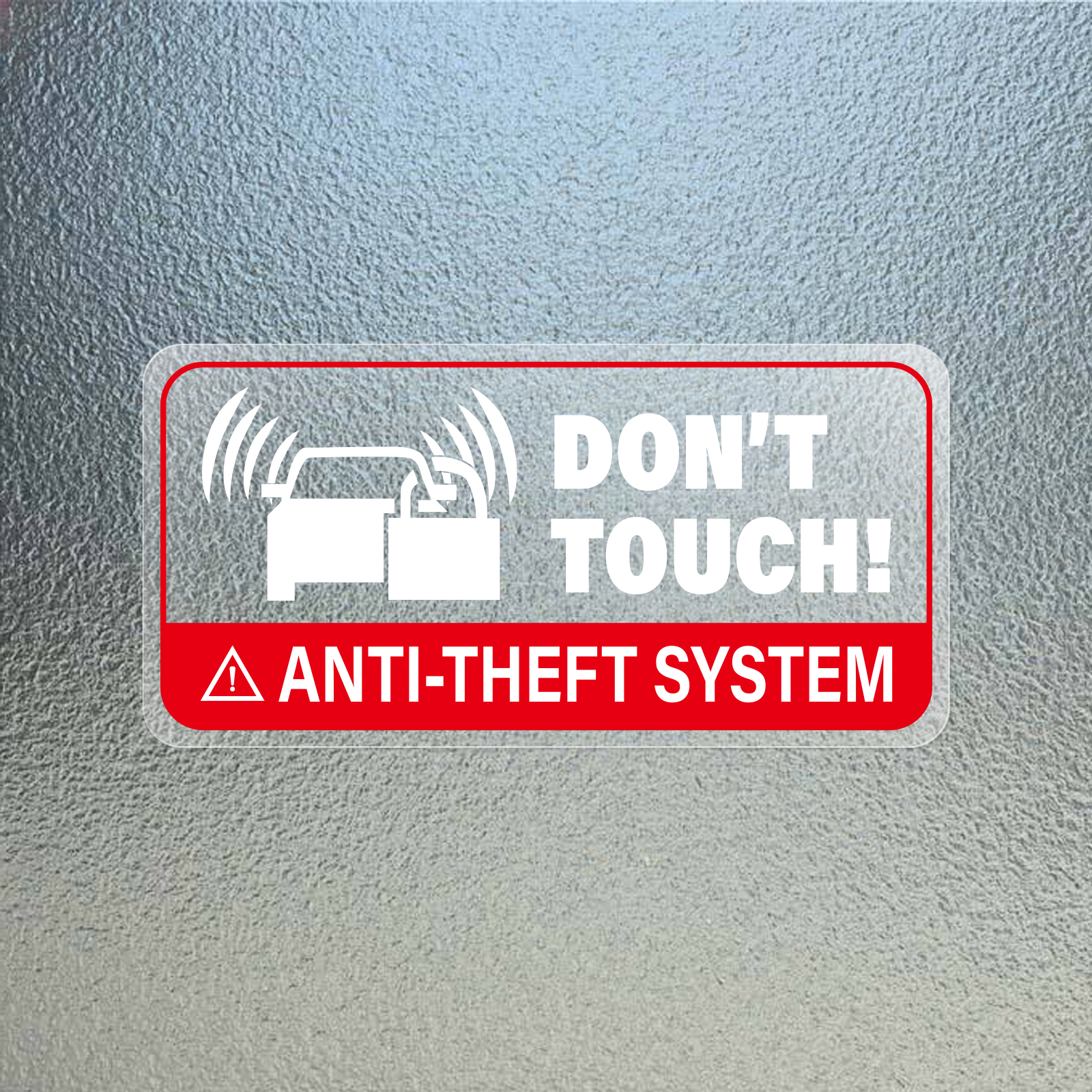 Anti-Theft System Vinyl Sticker – YIKIADA