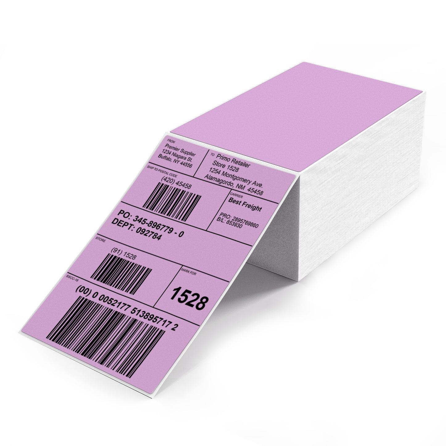 4 × 6 Inch Shipping Thermal Labels 500 PCS