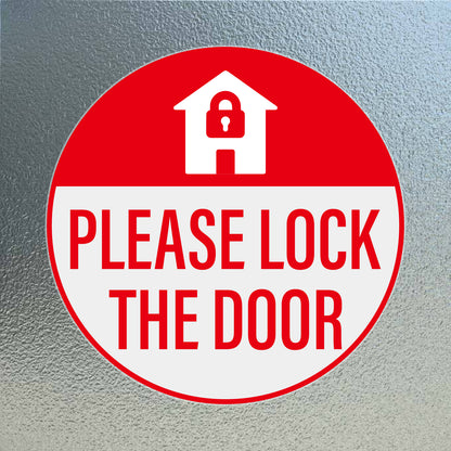 Please Lock The Door Vinyl Sticker