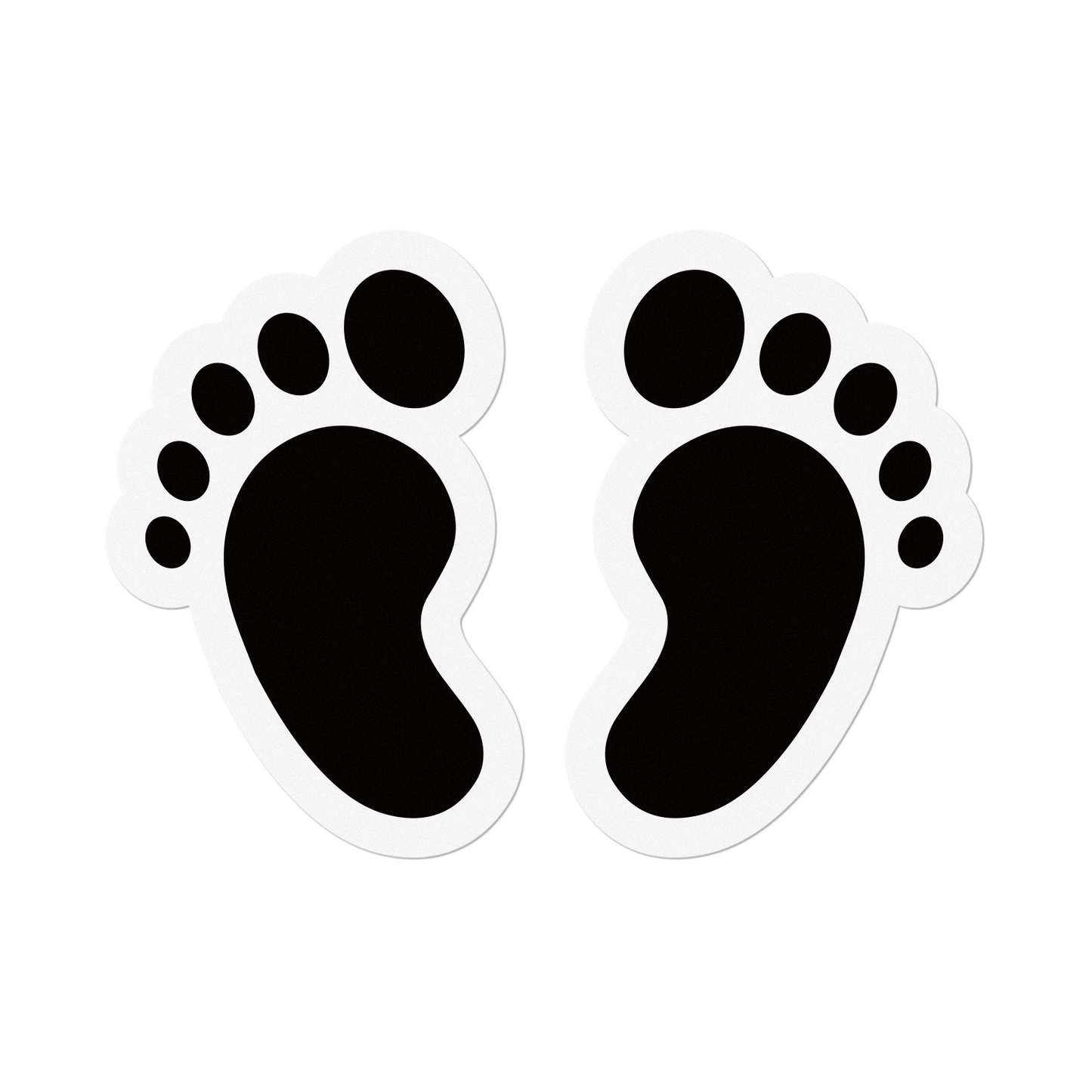 Footprint Vinyl Sticker