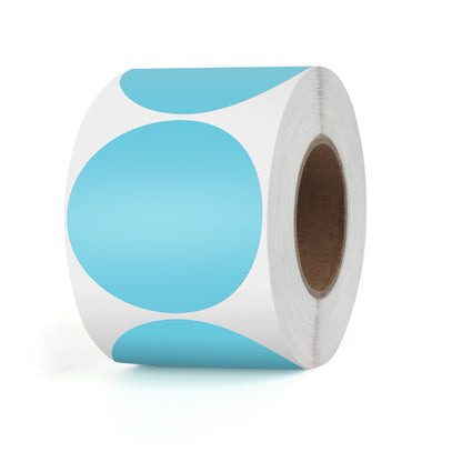 2 Inch Vinyl Round Thermal Labels 500 PCS