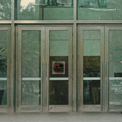 Note For Delivery Driver Vinyl Sticker