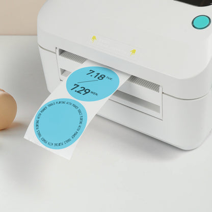 2 Inch Vinyl Round Thermal Labels 500 PCS