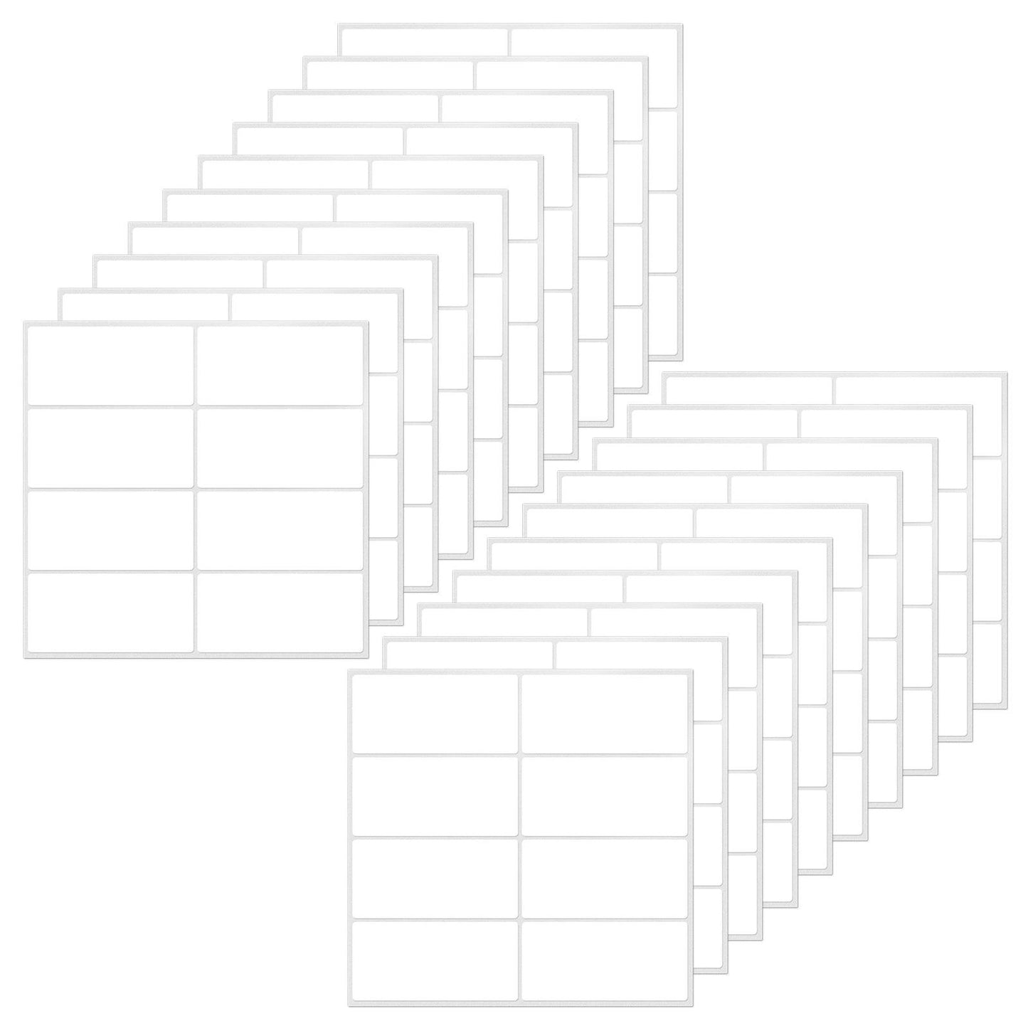 1.6 x 0.7 Inches Rectangle Labels 160 Pieces