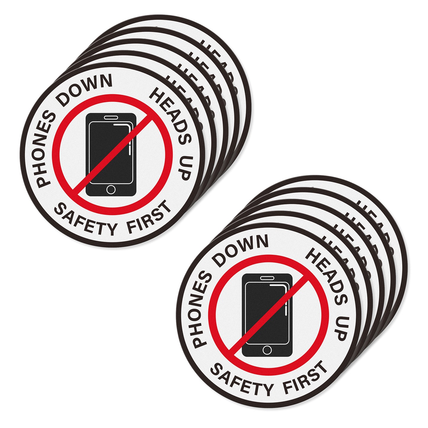 Phones Down Heads Up Vinyl Sticker