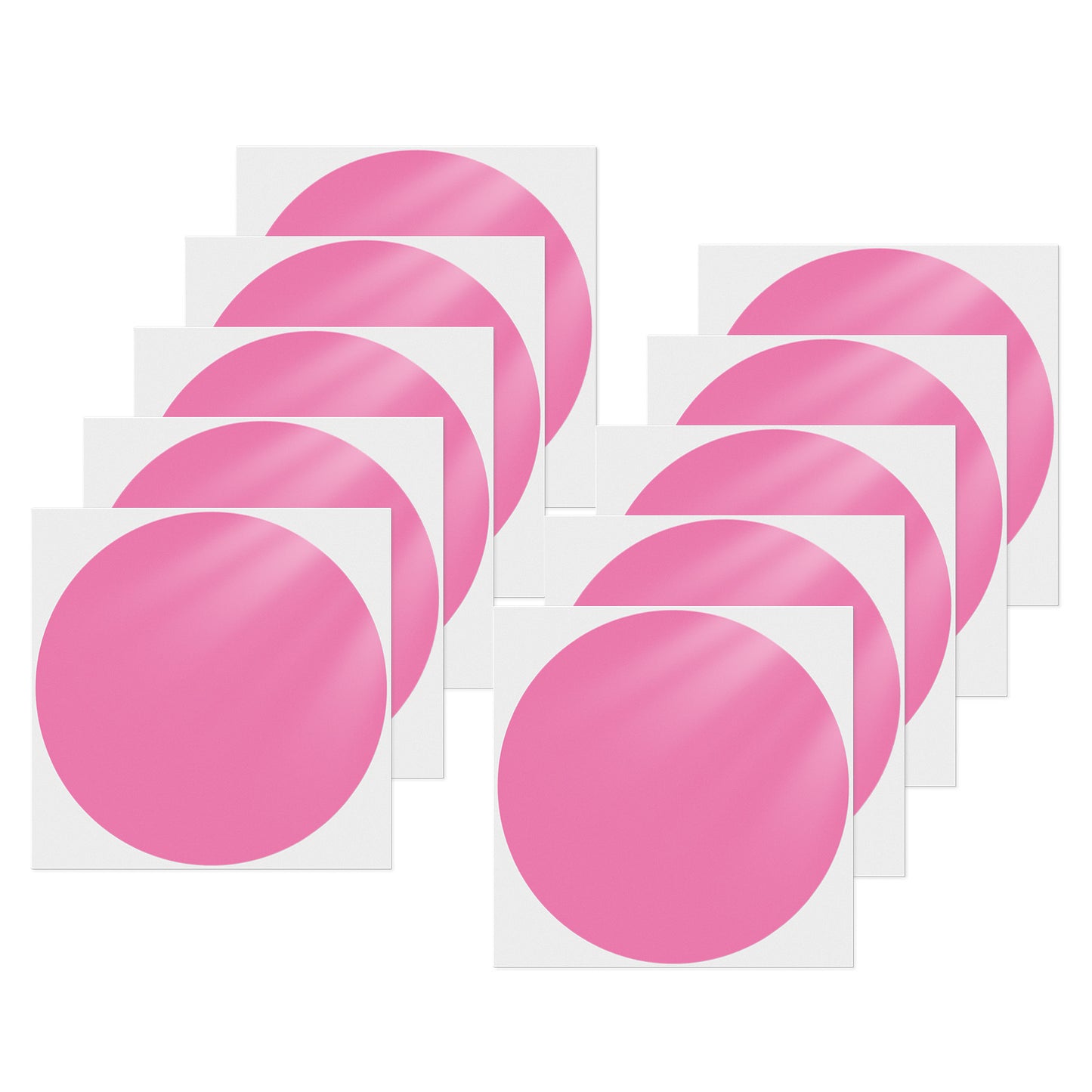 6 Inches Vinyl Round Labels