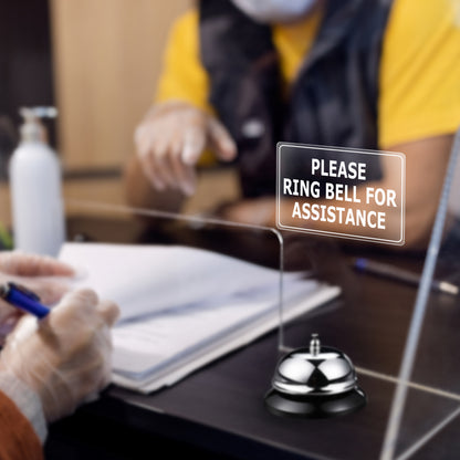 Please Ring Bell for Assistance Vinyl Sticker