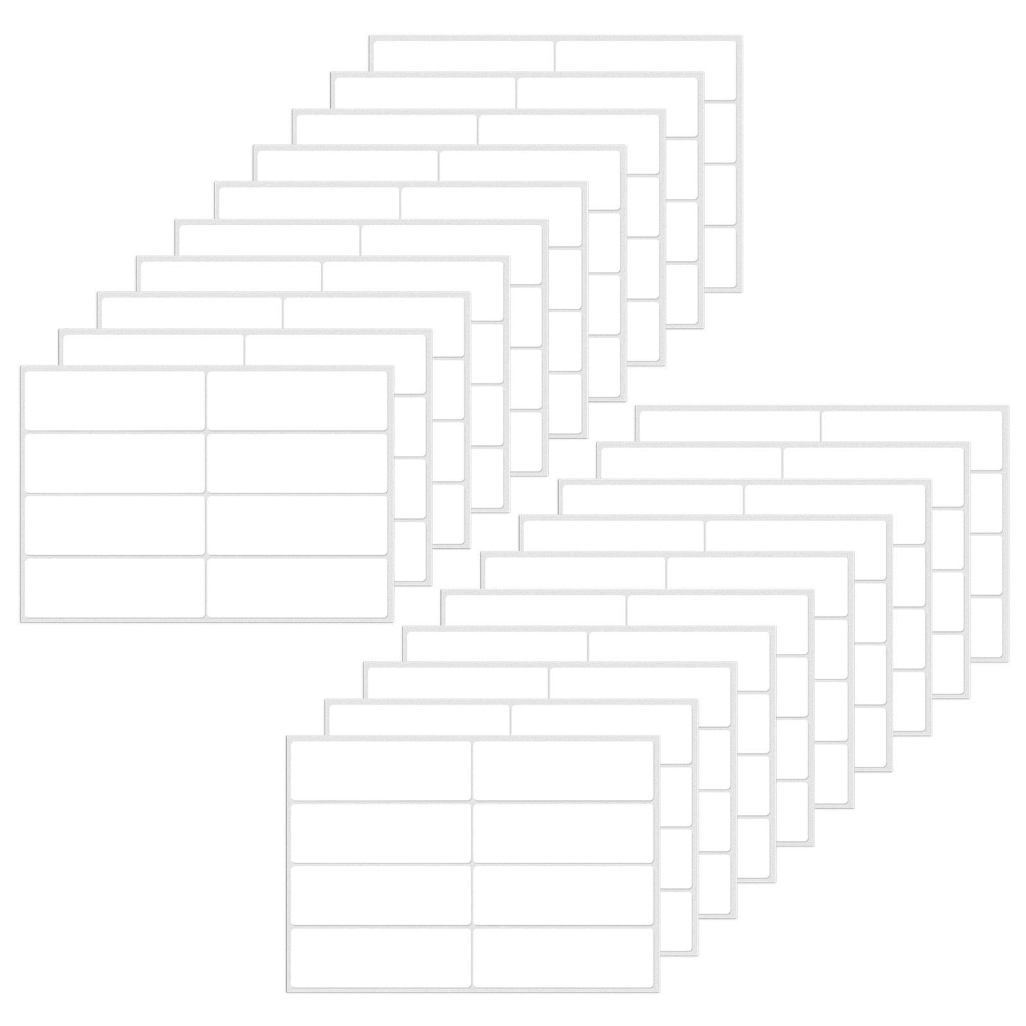 3 x 1 Inches Rectangle Labels 160 Pieces