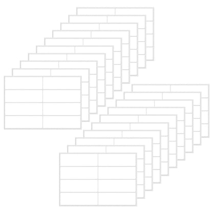 3 x 1 Inches Rectangle Labels 160 Pieces
