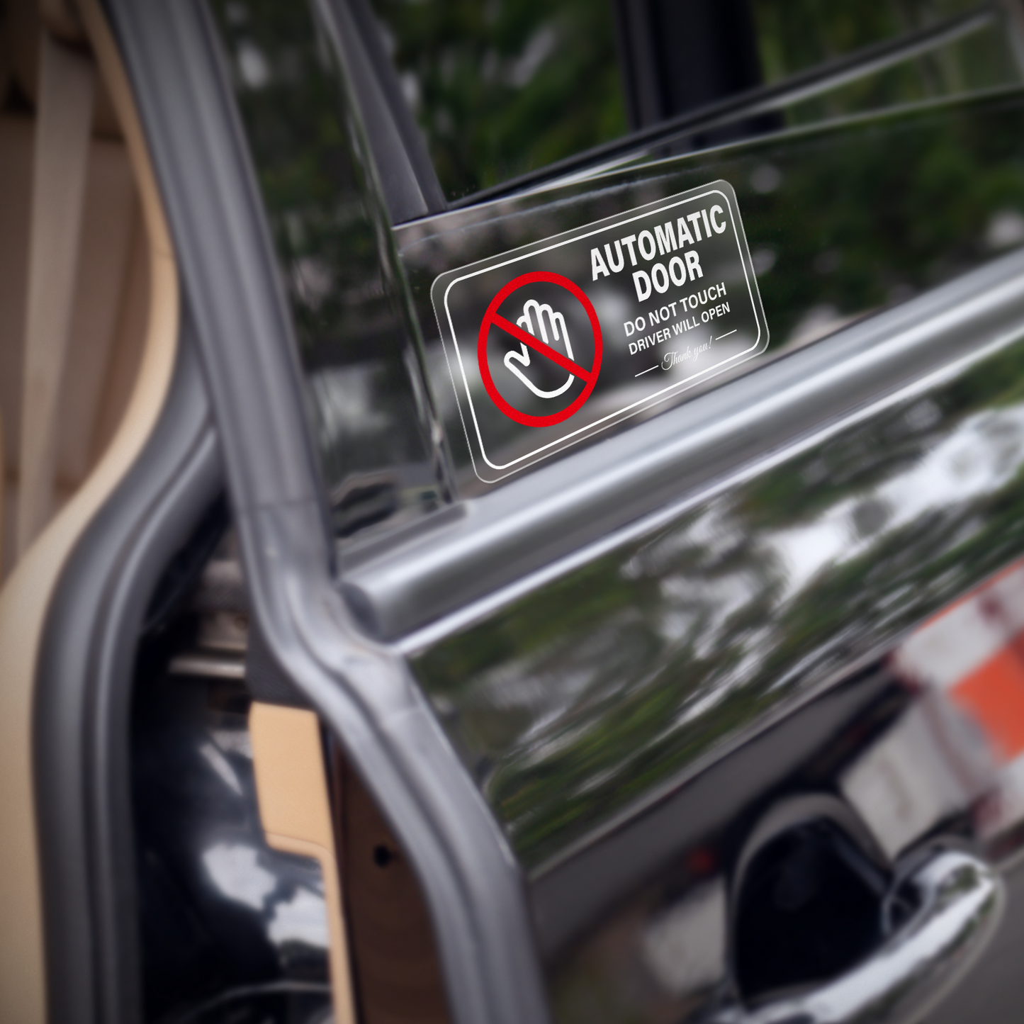 Automatic Door Vinyl Sticker 10 PCS