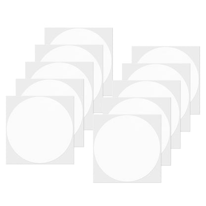 6 Inches Vinyl Round Labels