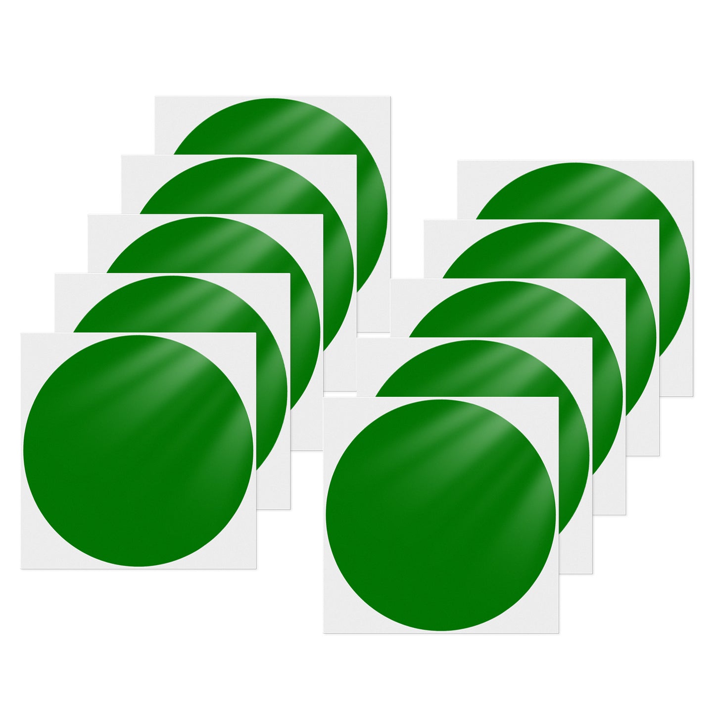 6 Inches Vinyl Round Labels