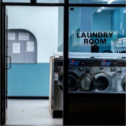 Laundry Room Vinyl Sticker