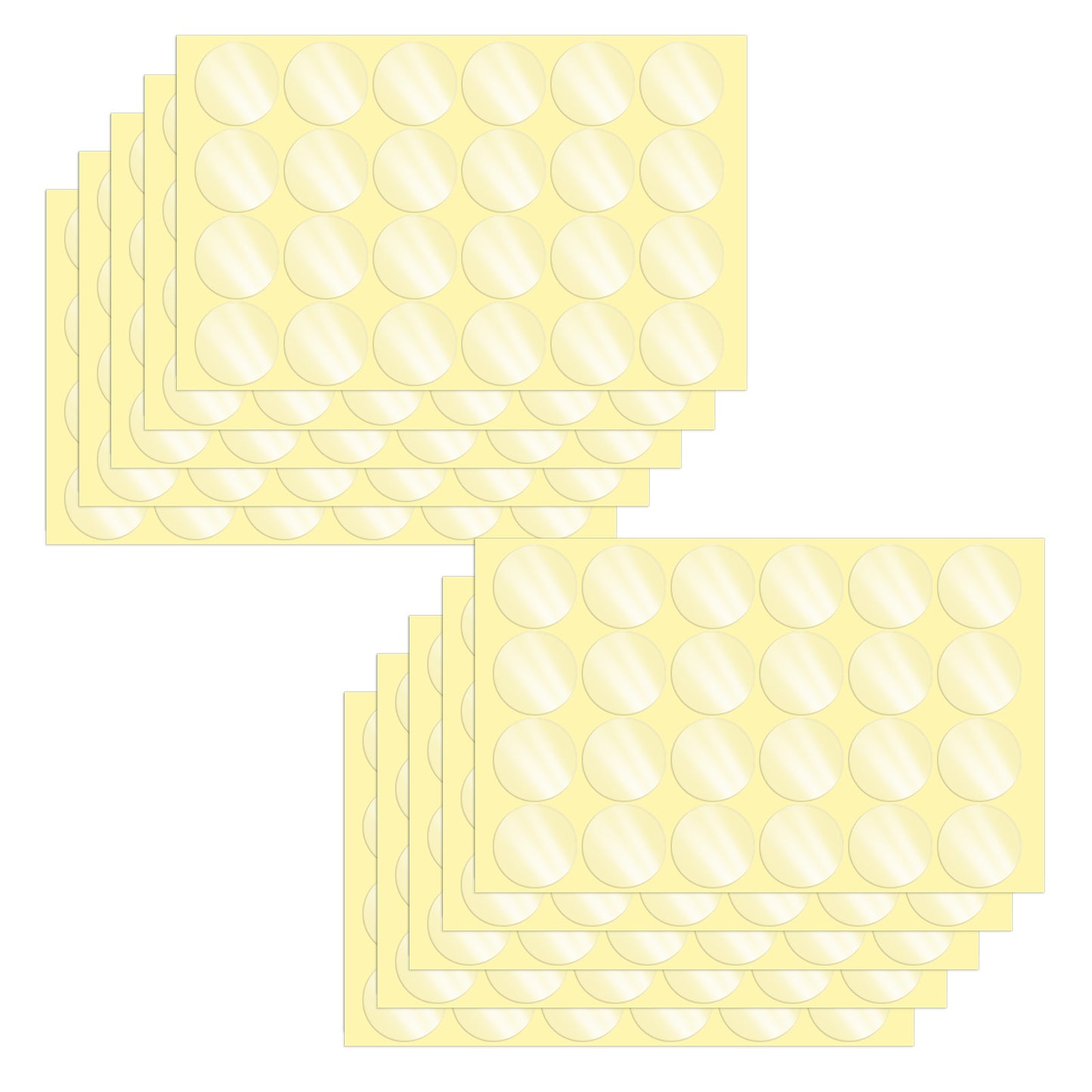 Transparent Round Labels