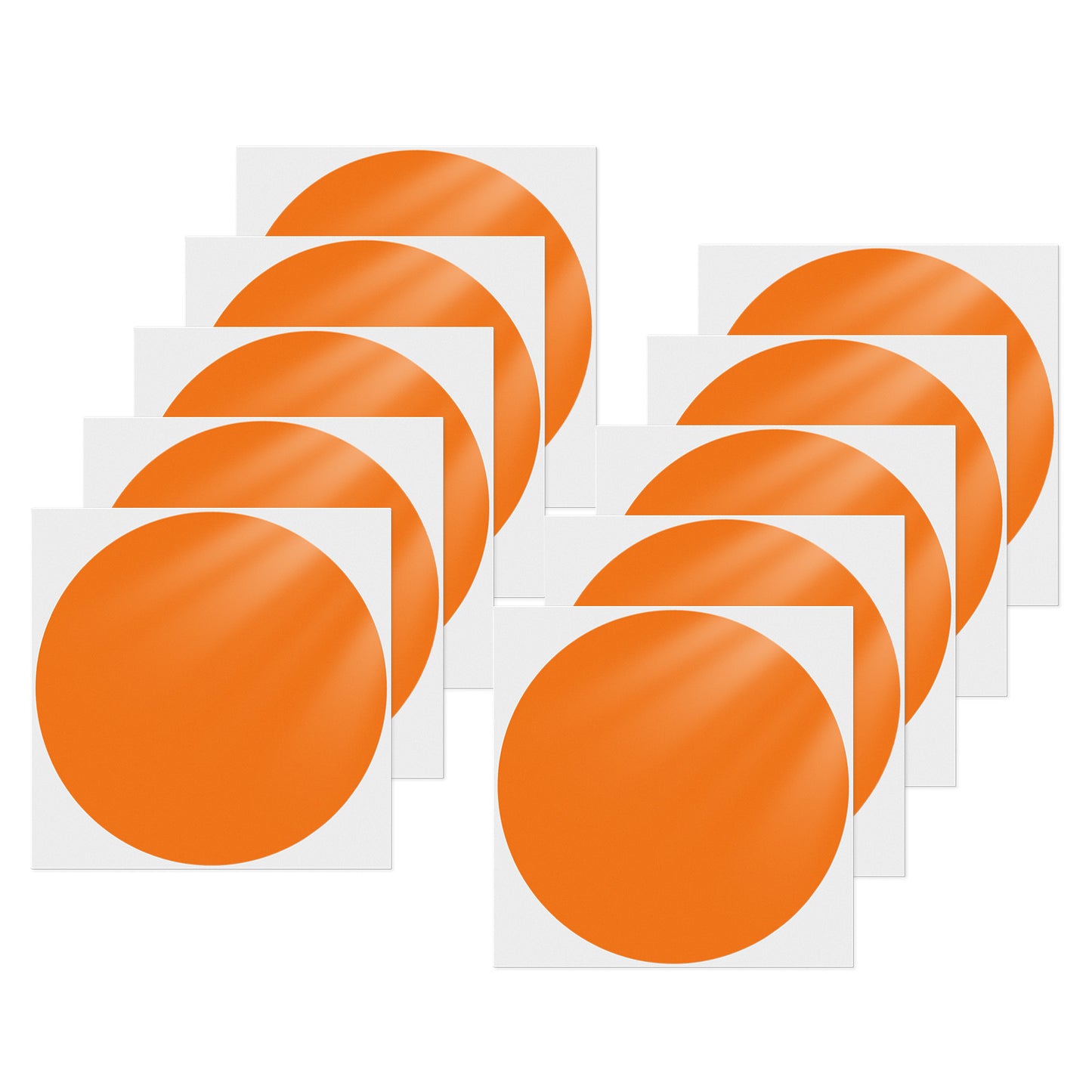 6 Inches Vinyl Round Labels