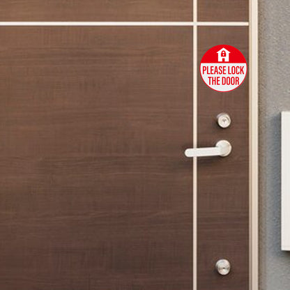 Please Lock The Door Vinyl Sticker