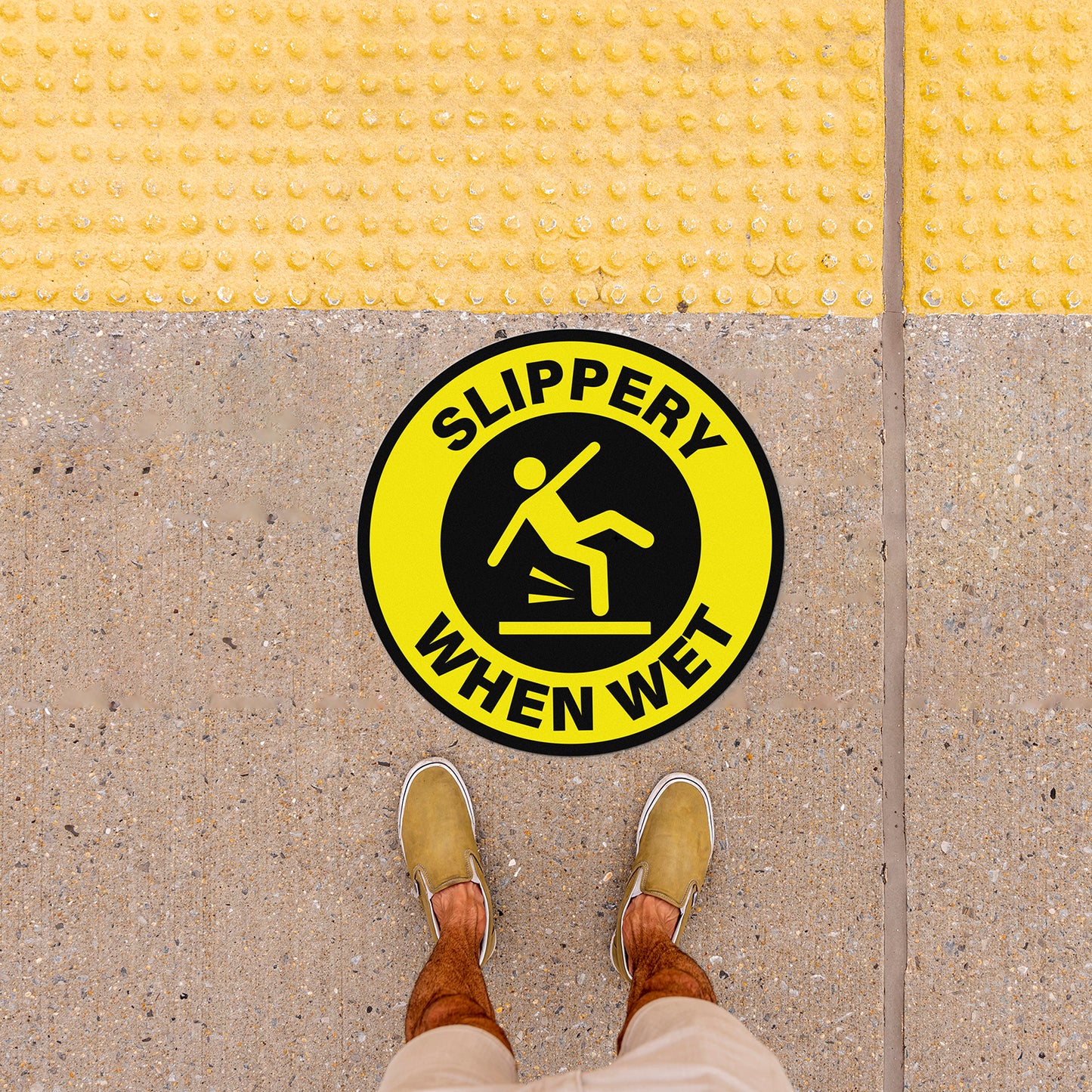 Slippery When Wet Sticker