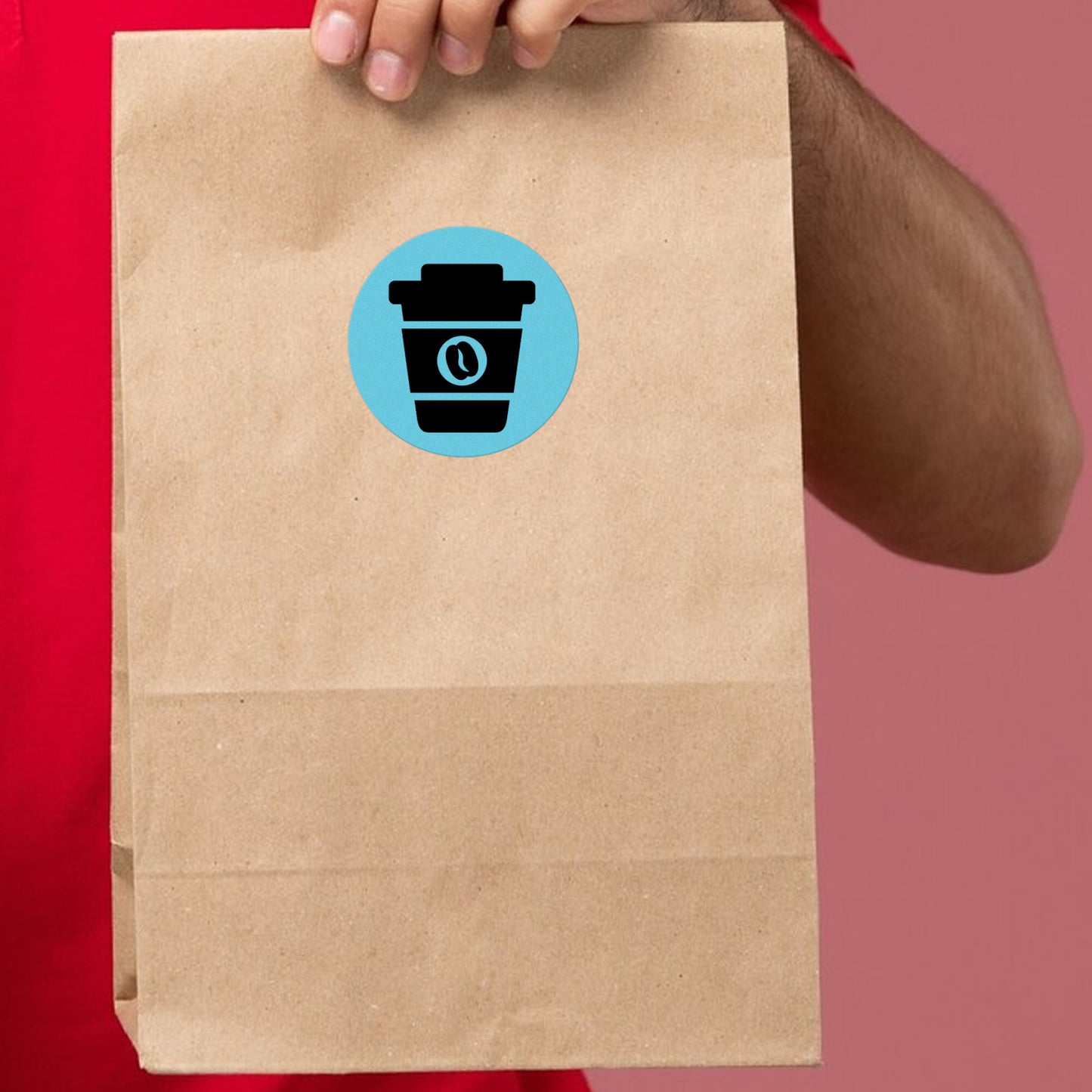 2 Inch Vinyl Round Thermal Labels 500 PCS