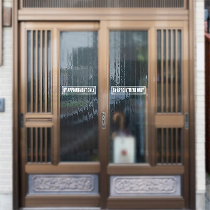 By Appoinyment Only Vinyl Sticker