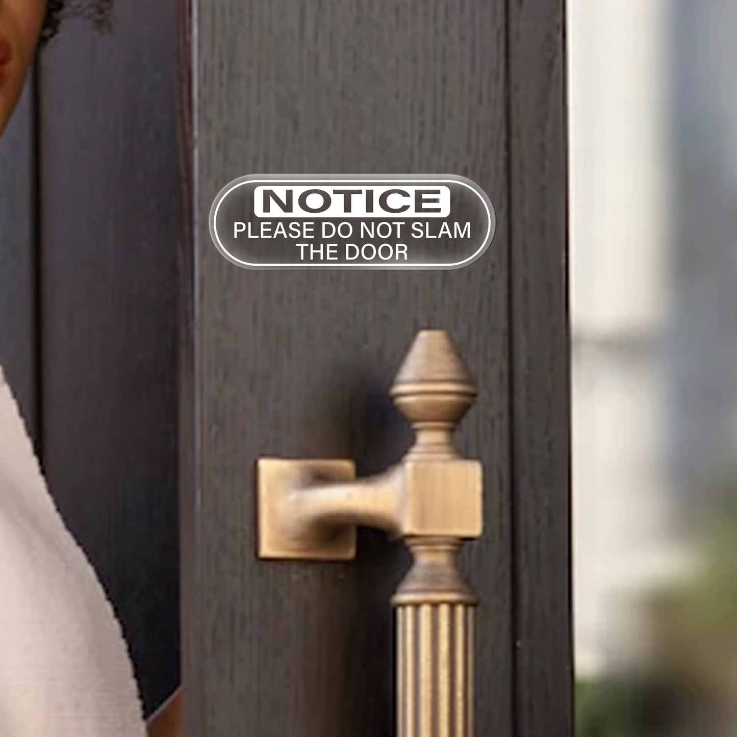 Do Not Slam The Door Vinyl Sticker