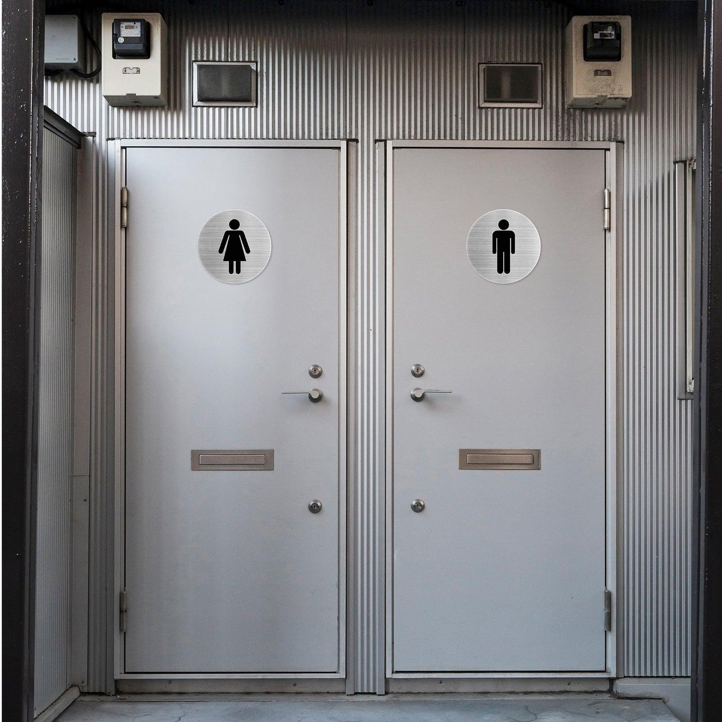 Toilet Aluminum Sign