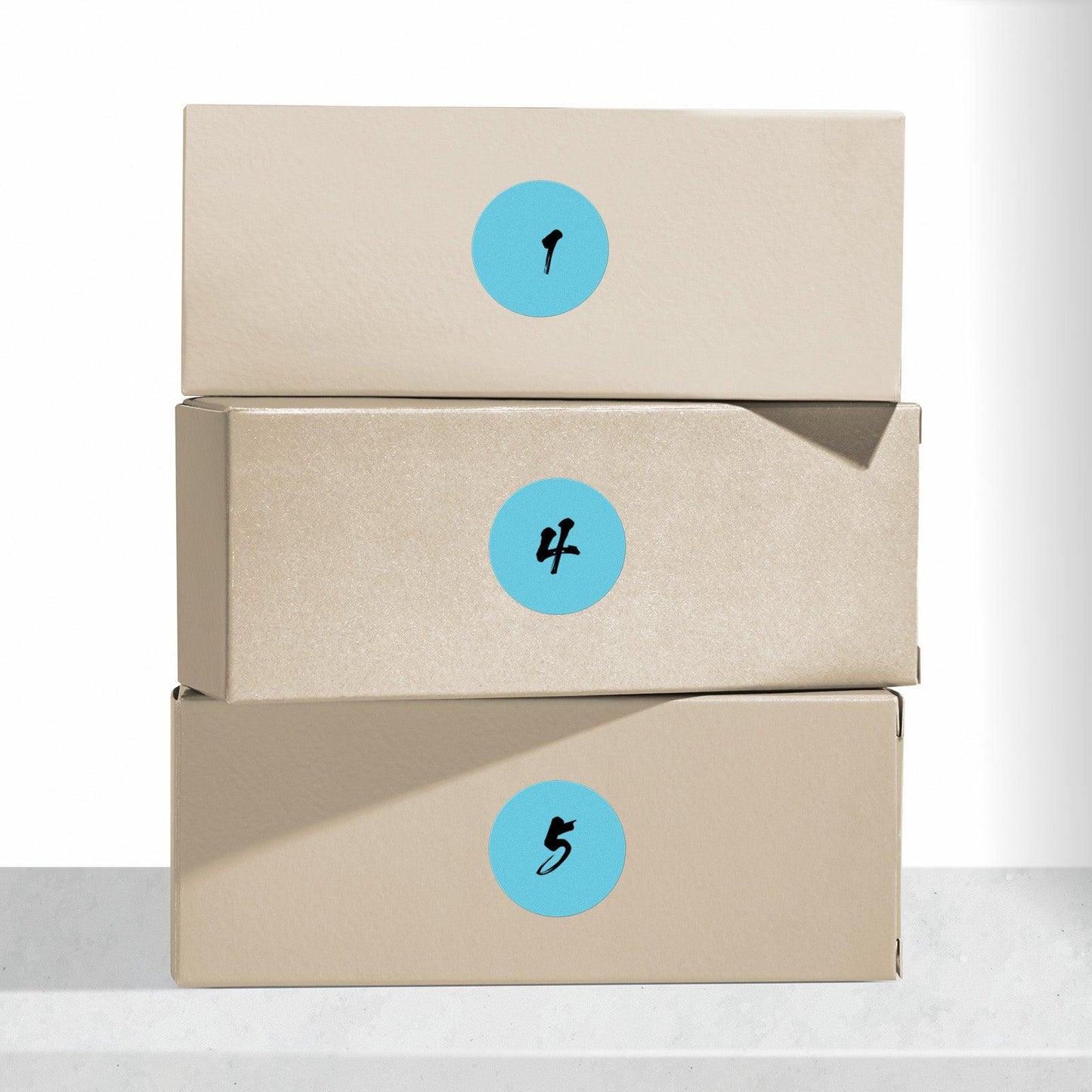 1.5 Inch Vinyl Round Thermal Labels 500 PCS