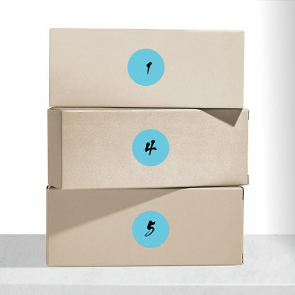 1.5 Inch Vinyl Round Thermal Labels 500 PCS