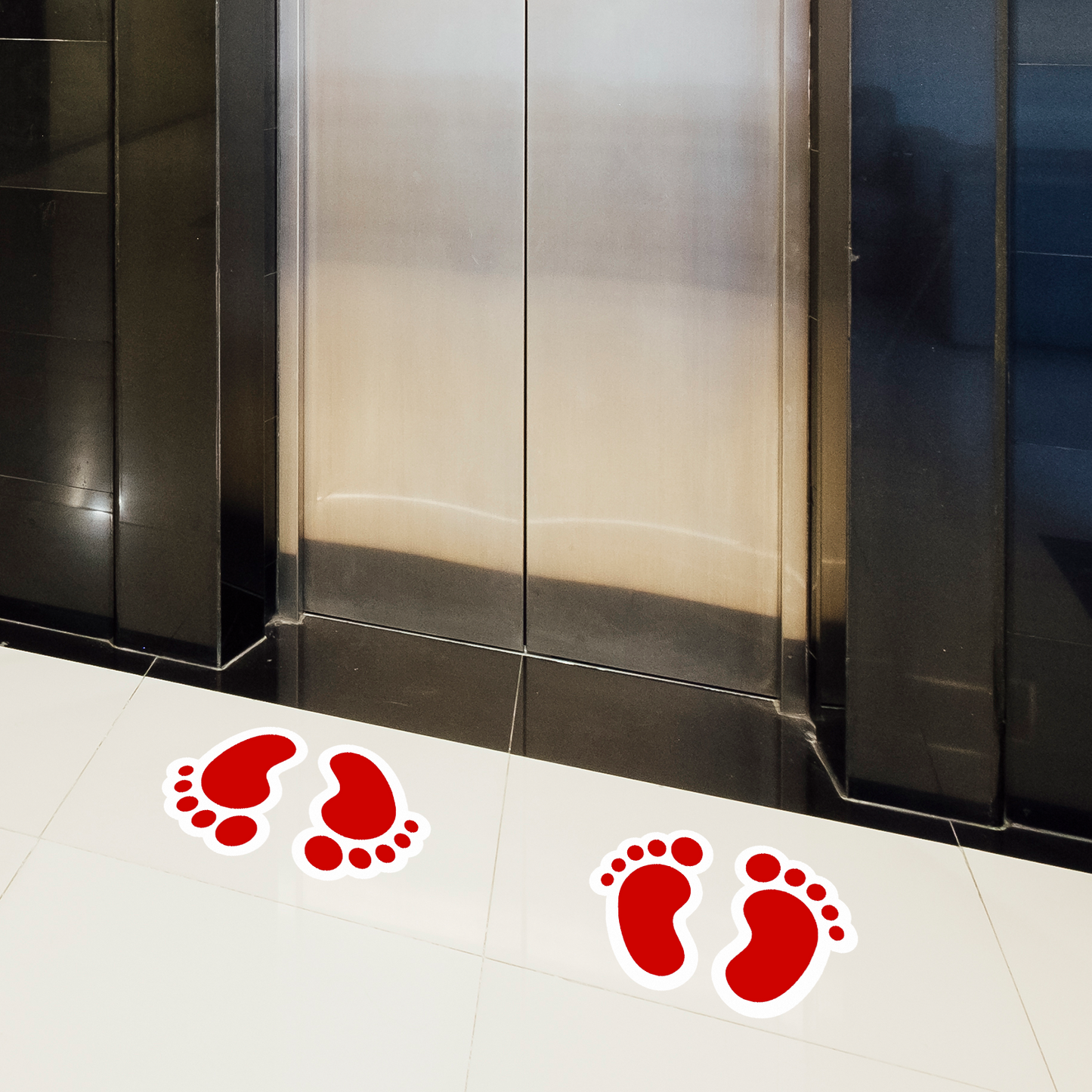 Footprint Vinyl Sticker