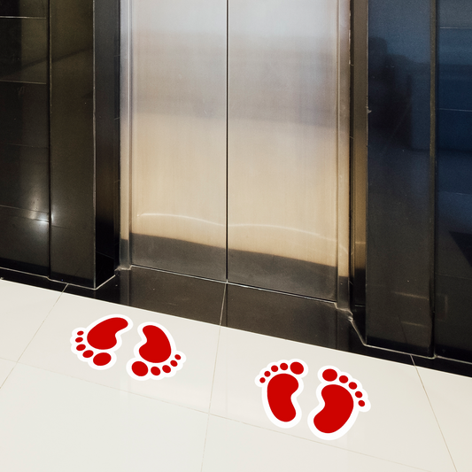 Footprint Vinyl Sticker