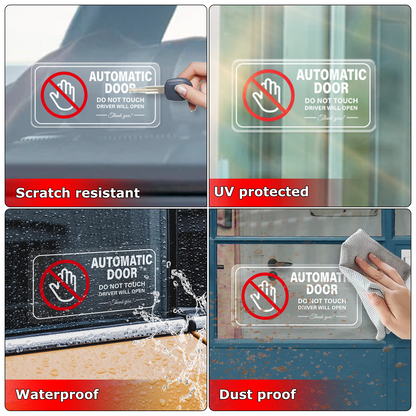 Automatic Door Vinyl Sticker 10 PCS
