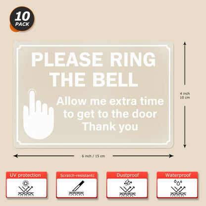 Please Ring The Bell Vinyl Sticker