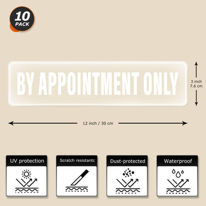 By Appoinyment Only Vinyl Sticker