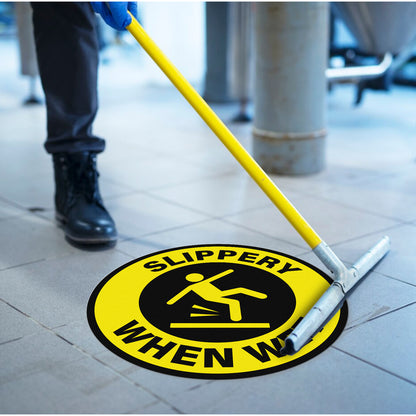 Slippery When Wet Sticker