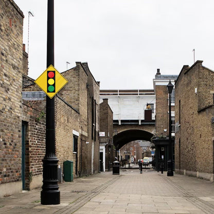 Traffic Light Ahead 12 x 12 Inch Aluminum Sign