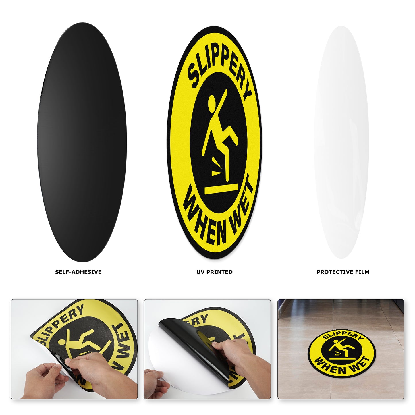 Slippery When Wet Sticker