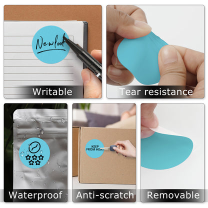 2 Inch Vinyl Round Thermal Labels 500 PCS