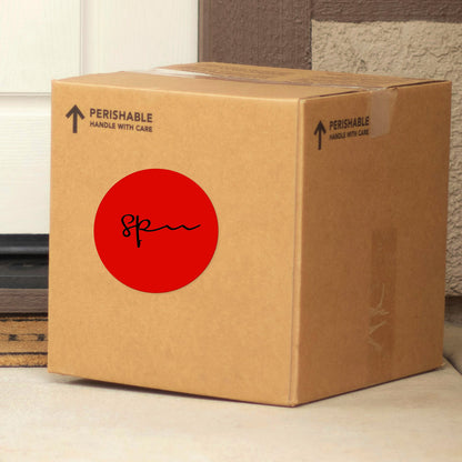 6 Inches Vinyl Round Labels