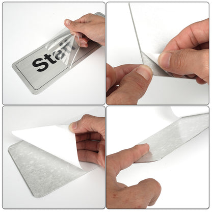 Staff Only 30 x 10 cm Aluminium Sign