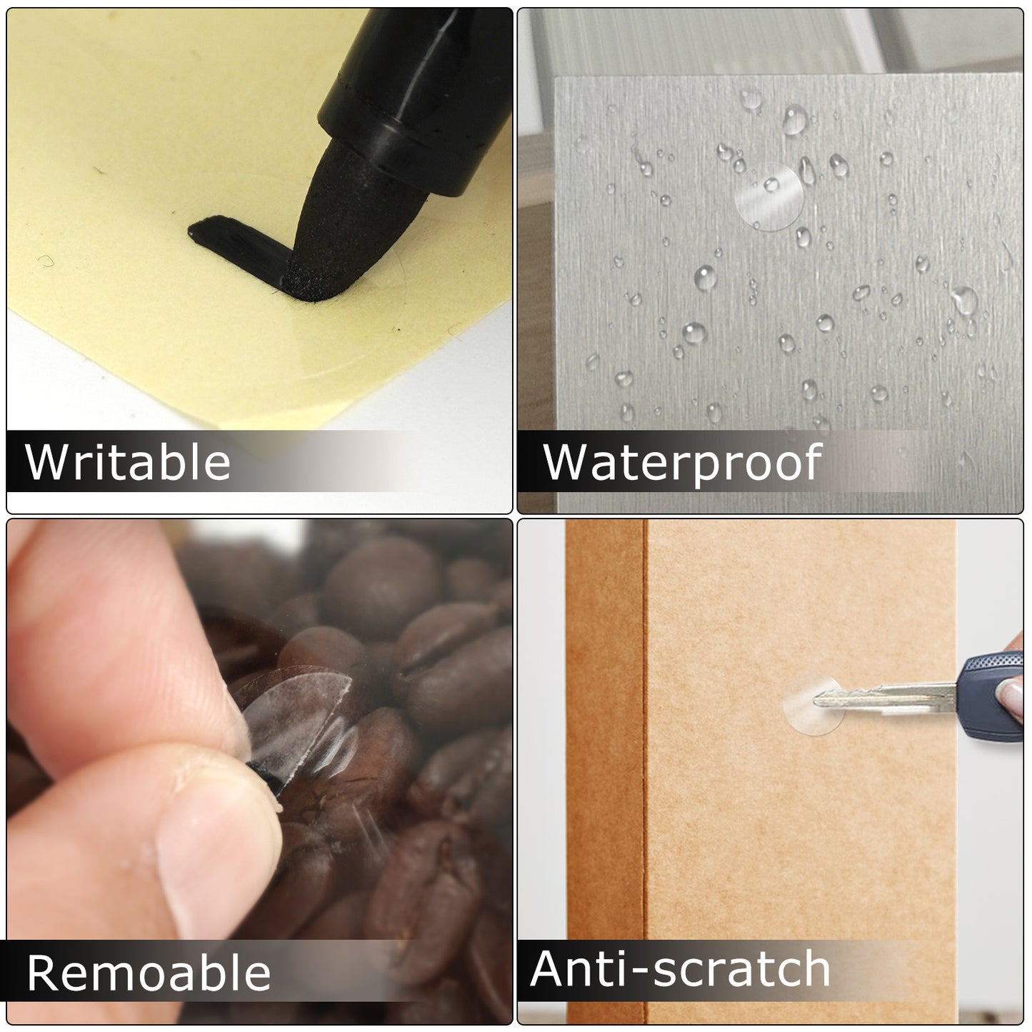 Transparent Round Labels