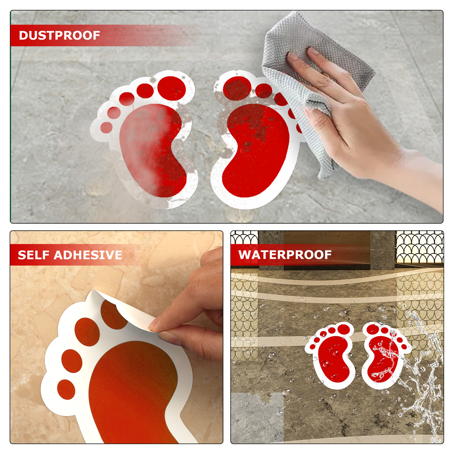 Footprint Vinyl Sticker