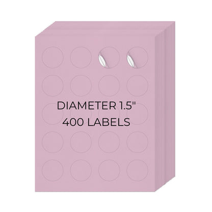 1-1/2" Round Printer Labels