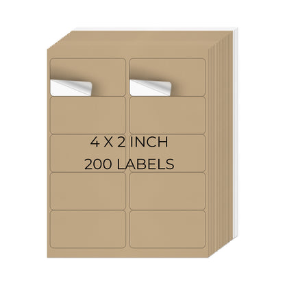2" × 4" Printer Labels