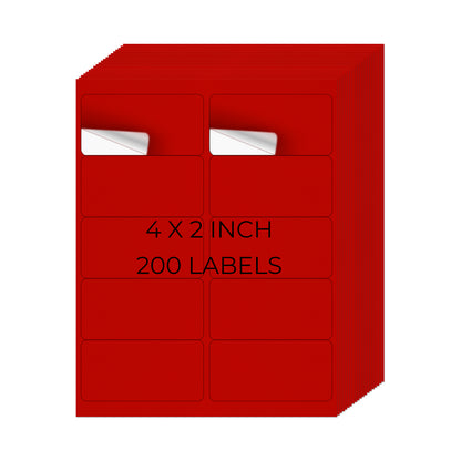 2" × 4" Printer Labels