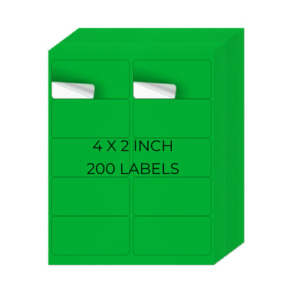 2" × 4" Printer Labels