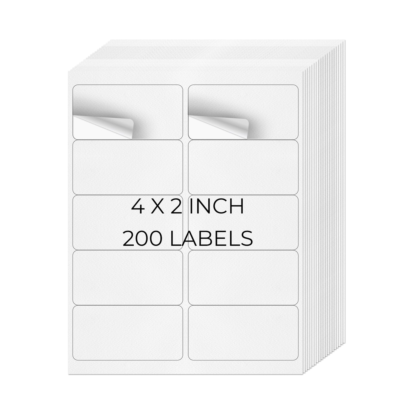 2" × 4" Printer Labels
