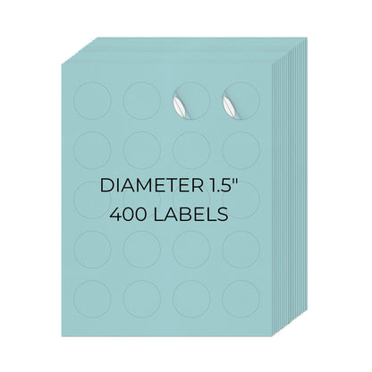 1-1/2" Round Printer Labels